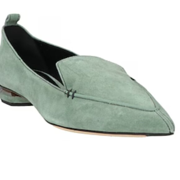 Nicholas Kirkwood Suede Beya Loafers in Luna - Picture 11 of 12